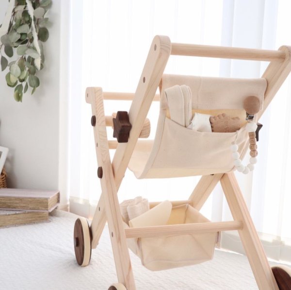 画像5: 木のおもちゃ ドールバギー DOLL BUGGY (5)